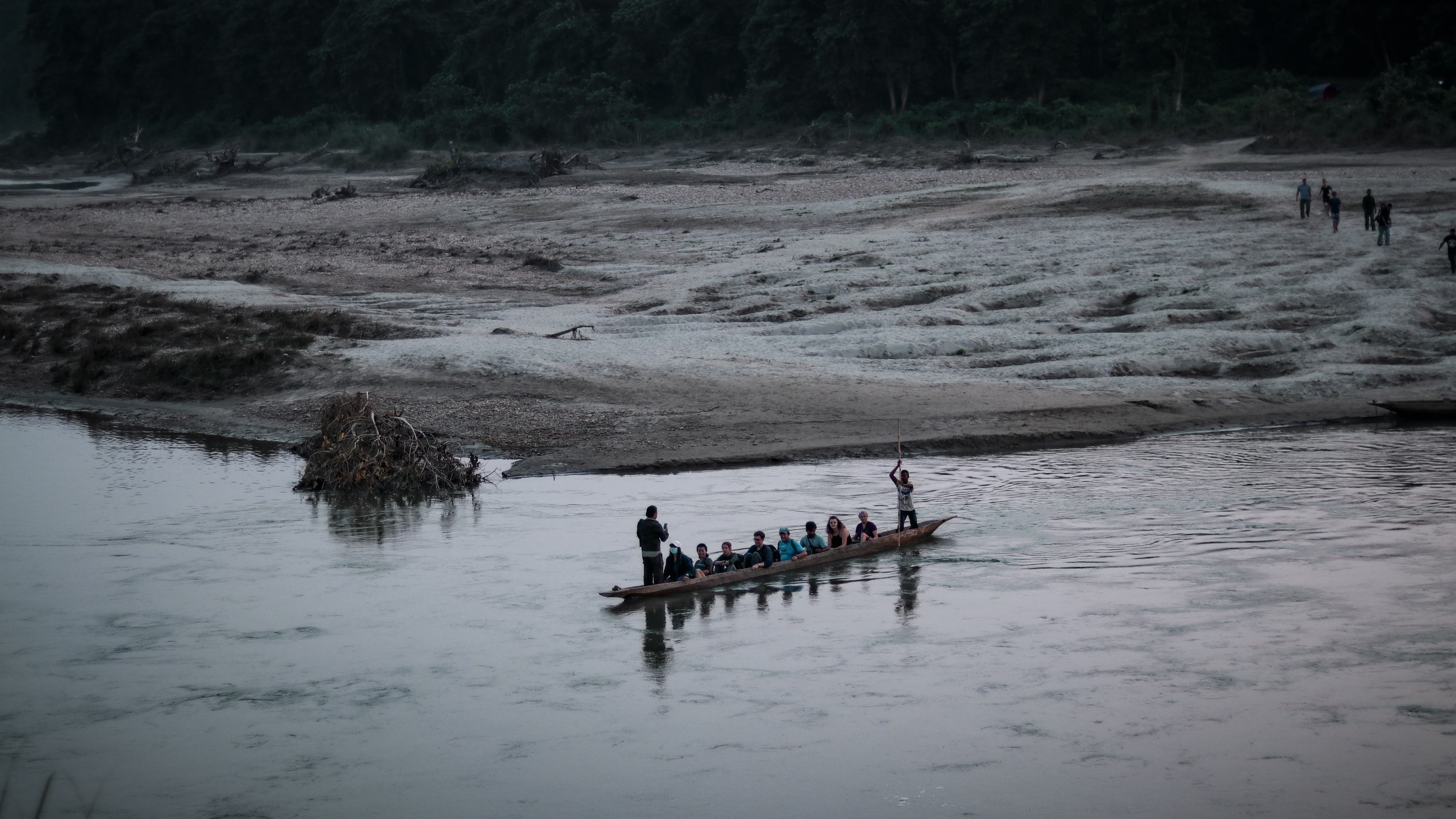 River Crossing at Dusk